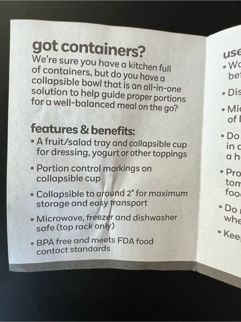Weight Watchers portable use go
